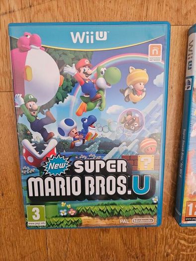 Nintendo Wii U. 3xSuper Mario games.