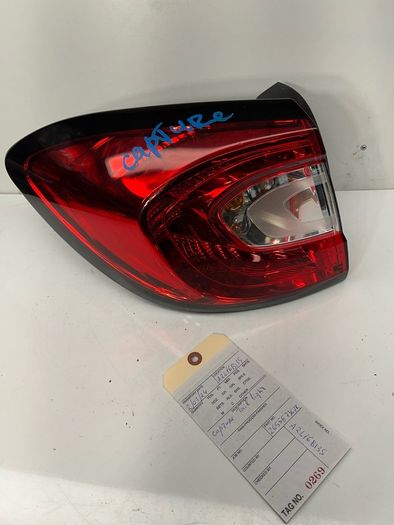 Renault Captur Taillight Lamp Near Side Left Outer 2016 265557367R A2l16b13s