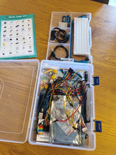 RFID Uno Kit Arduino Learning Kit Breadboard Sensors Modules (Used)