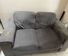 2 seater sofa grey
