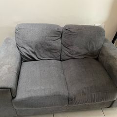 2 seater sofa grey