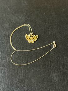 silver necklace