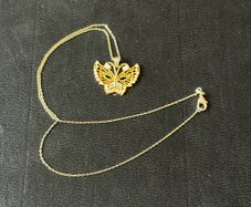 silver necklace