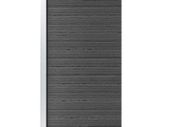 Fence Panel WPC 95x186 cm Black
