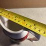 222 Fifth Belize Creamer , Floral on White ' Small Pitcher ,MILK JUG Image 2
