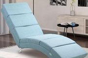 Relaxing Lounger London Living Room Ergonomic 186 x 55 cm Modern Recliner Chair