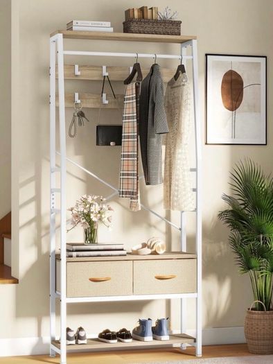 Coat rack and organizer
