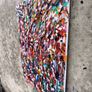 Title: Broken Flowers  Work 20  Original Abstract Painting 70x50cm Description: Original acrylic abstraction, canvas, varnish. Image 3