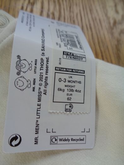 M&S Mr.Men Sweat Shirt for Sale