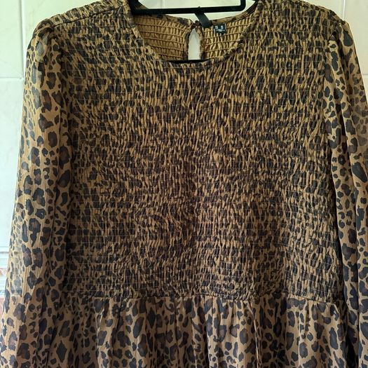 Vero Moda Leopard Dress - Size XL