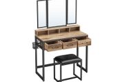 Dressing Table with Stool and Mirror