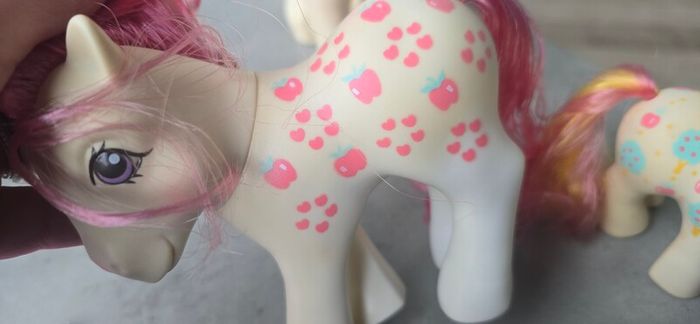 Apple Delight Family Loving Families  Daddy Mammy Sister Daughter HK Hong Kong Version MLP G1 My Little Pony
