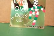 Italia 90 Jack Charlton sign, Jackie's army, memorabilia tin metal sign
