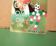 Italia 90 Jack Charlton sign, Jackie's army, memorabilia tin metal sign