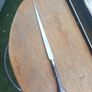 Silver handle letter opener, with original box. D18 Post 8e Image 6