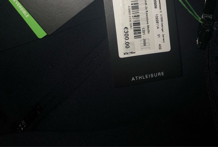 Hugo Boss Reversible jacket fleece waterproof hooded size Medium brand new with tag