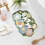 Non-slip Bathroom Rugs, 45x70cm Bath Mat Carpet Super Absorbent Machine Washable Soft Shower Suitable for Living Room/Kitchen/Bedroom Indoor Floor Image 2