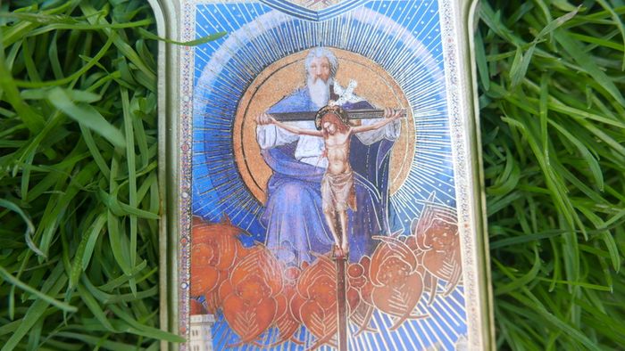 Cross. Crucifix Jesus Christ Decoupage Crucifix Wooden Scenes of His Life wall 15,4" x 11"