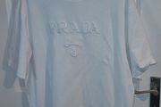 Prada mens brand white txshirt XXL
