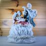 Antique Porcelain Figurine Victorian Man And Woman Image 2