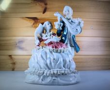 Antique Porcelain Figurine Victorian Man And Woman