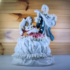 Antique Porcelain Figurine Victorian Man And Woman