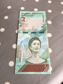 Venezuela Banknote 2 Bolivares