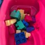 Mega Bloks blocks wagon with 20 building blocks kids toy Image 9
