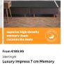 Luxury Impress 7cm Memory Foam Mattress Topper King Size Image 4