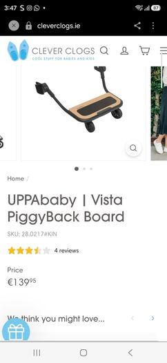 UPPAbaby | Vista PiggyBack Board