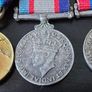 WWI and WWII British Army and Australian Army service medals bar miniature Image 3