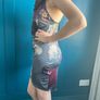 Floral print mini dress. Size S Image 8