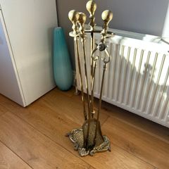 Vintage Brass Companion Set