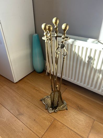 Vintage Brass Companion Set