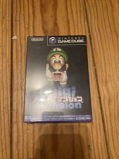 Luigis mansion Japanese gamecube shop sealed
