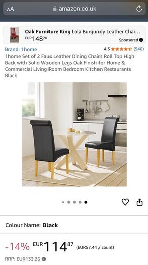 Black Dining Chairs