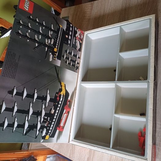 vintage Lego 398 uss Constellation