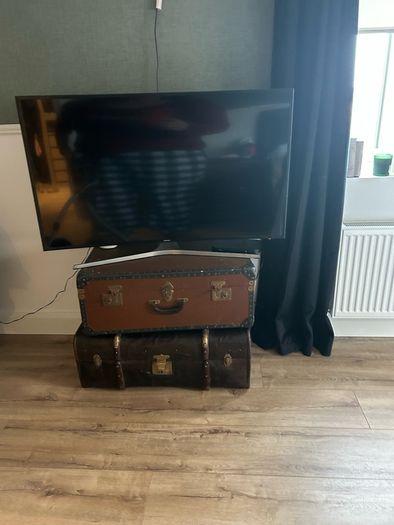 Old style suitcases