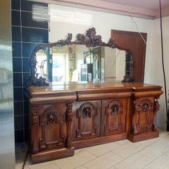 Heavily Carved Victorian Sideboard
