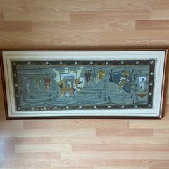 vintage silk painting