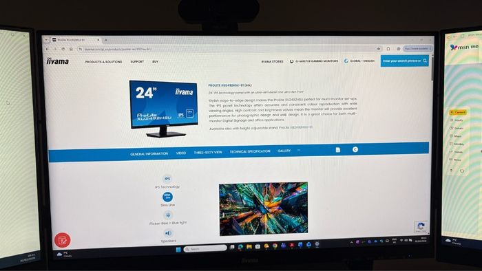 iiyama 24" high quality LED IPS monitors
