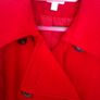 Red wool short  coat double breasted. 16 Image 2
