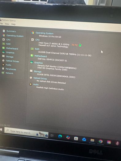 Dell Latitude E7440 Intel Core i7 16GB Ram 240GB SSD Full HD