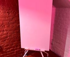 Large Mobile Whiteboard/Pinboard & XL Chalkboard