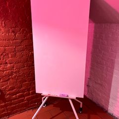 Large Mobile Whiteboard/Pinboard & XL Chalkboard