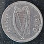 Ireland 1940 Silver Shilling Coin Image 2