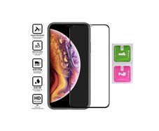 For iPhone 11 Pro Max Tempered Glass 9D Curved Screen Protector Full Coverage - FHT13IPTG