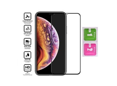 For iPhone 11 Pro Max Tempered Glass 9D Curved Screen Protector Full Coverage - FHT13IPTG