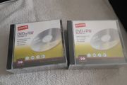 Staples DVD+RW discs in jewel cases - 5 discs per pack