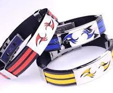 Men Stainless Steel Yellow Silicone  Bracelet. Surf Jewellery. Mens Jewellery